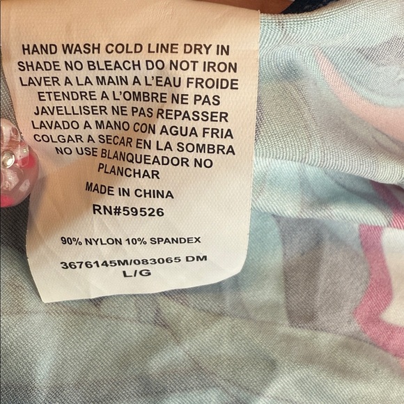 NWT Trina Turk India Garden Tunic Swim Cover Up Dress Size L - Picture 7 of 7